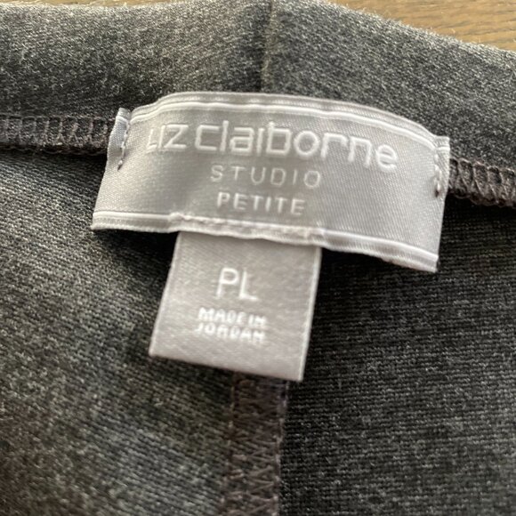 Womens Pants  Gray Tweed Liz Claiborne PL - Picture 2 of 5